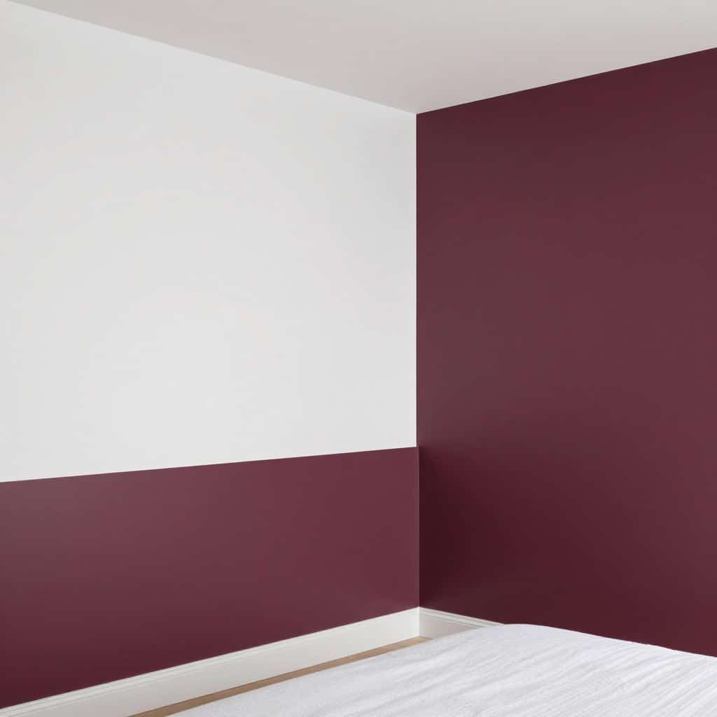 Bedroom interior painting