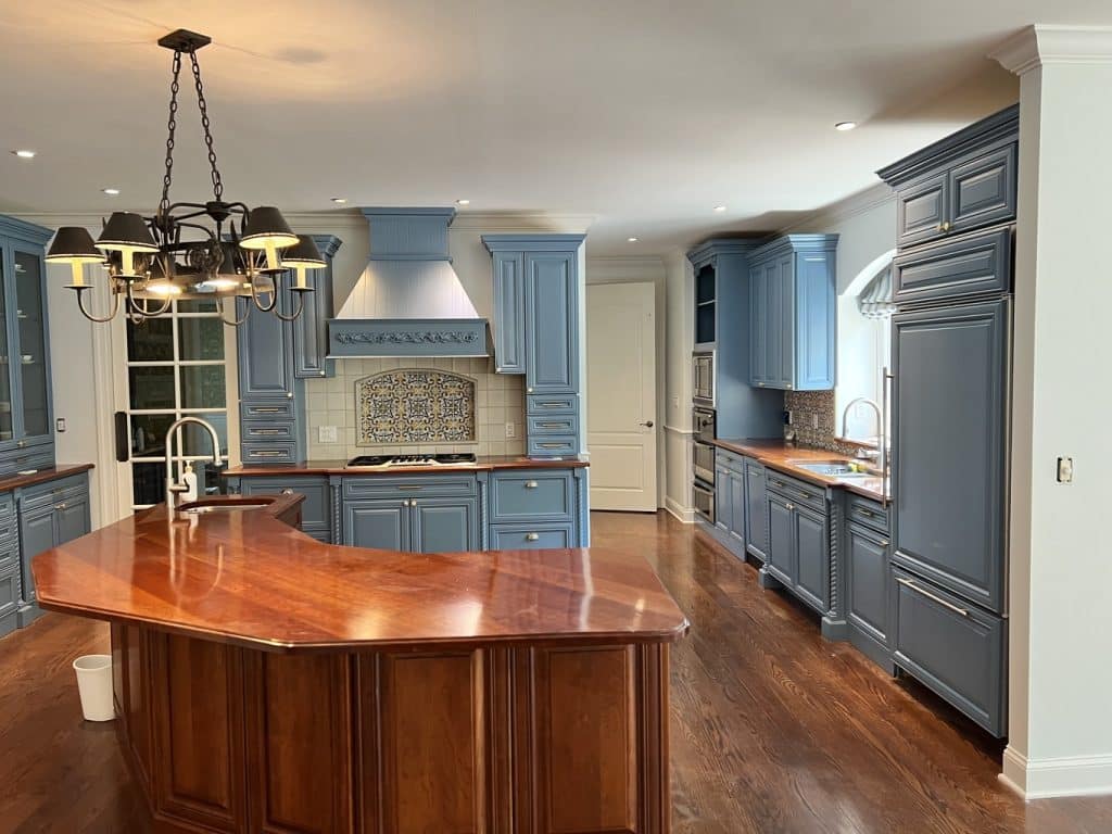 Cabinet painting and refacing