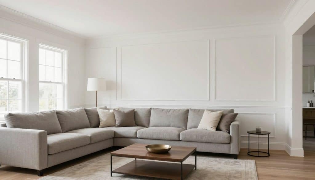 Completed interior painting project by MR Paint