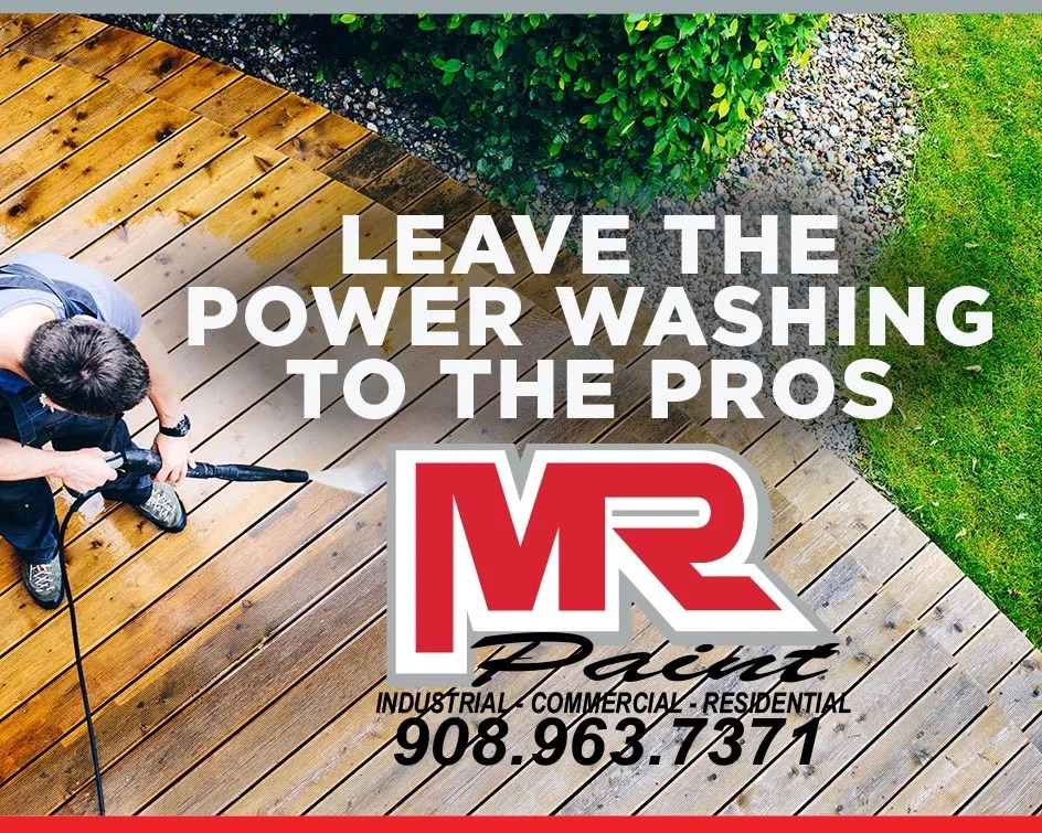 MR Paint professional powerwashing team at work in South Amboy